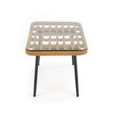 GARDENA - salontafel - Scandinavisch - glas - 90x43x50 cm