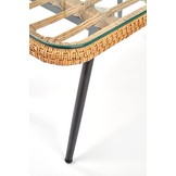 GARDENA - salontafel - Scandinavisch - glas - 90x43x50 cm