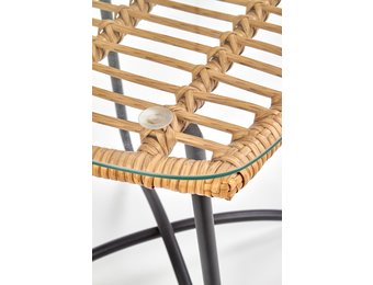 INDIRA - salontafel - Scandinavisch - glas - 51x48x51 cm