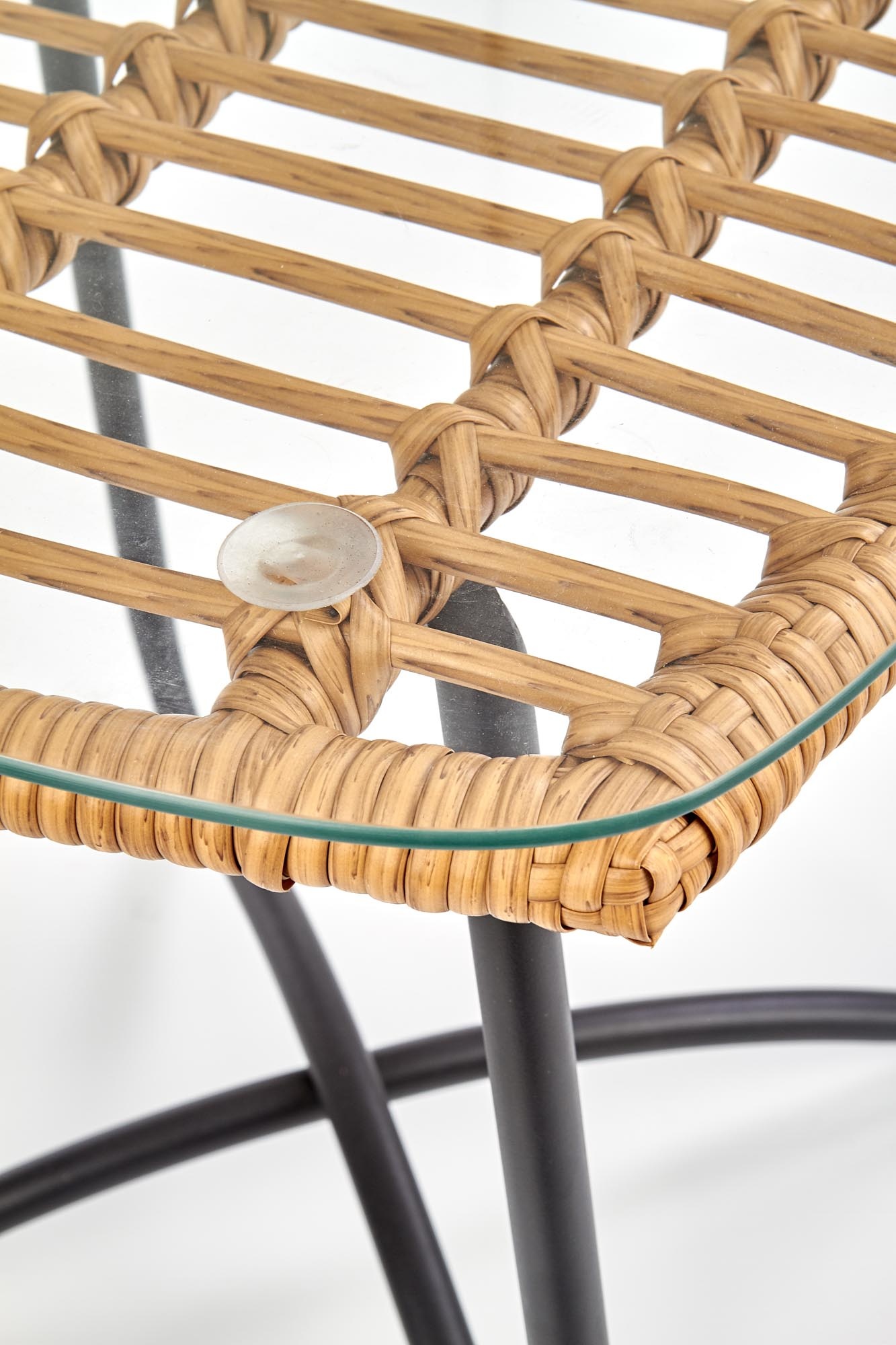 INDIRA - salontafel - Scandinavisch - glas - 51x48x51 cm