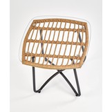 INDIRA - salontafel - Scandinavisch - glas - 51x48x51 cm