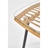 INDIRA - salontafel - Scandinavisch - glas - 51x48x51 cm