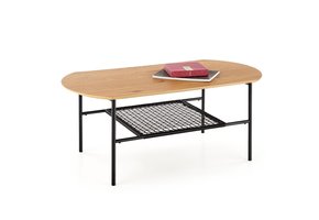 JACKSONA - salontafel - hout - ovaal - 105x44x55 cm