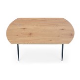 JACKSON - eettafel - houten tafelblad - 160x90x77 cm