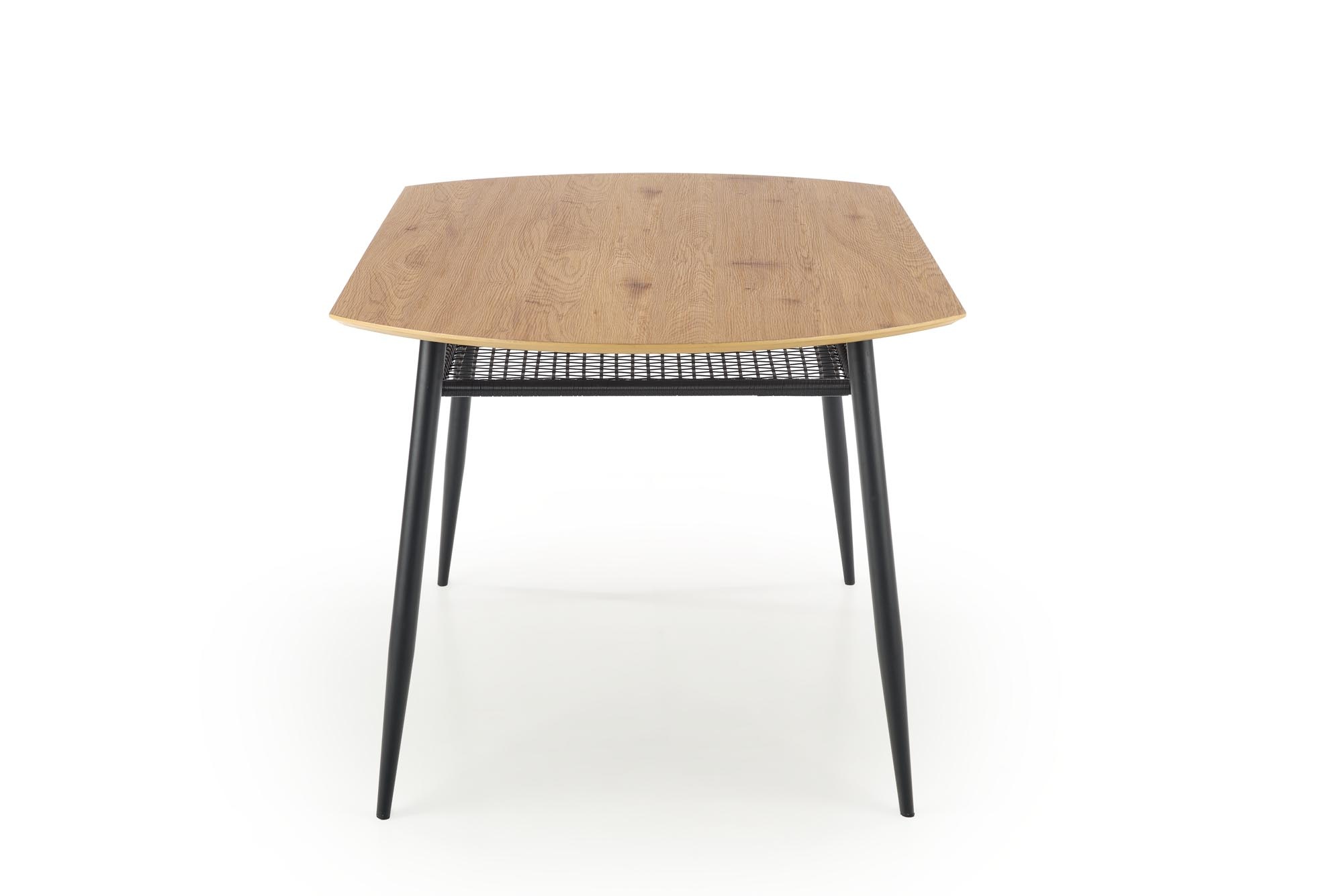 JACKSON - eettafel - houten tafelblad - 160x90x77 cm