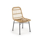 Tuinstoel - kunststof rotan - 47x85x45 cm