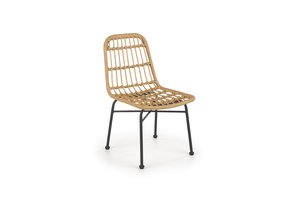 Tuinstoel - kunststof rotan - 47x85x45 cm