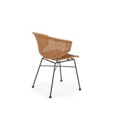 Tuinstoel - synthetisch rotan - 56x77x46 cm
