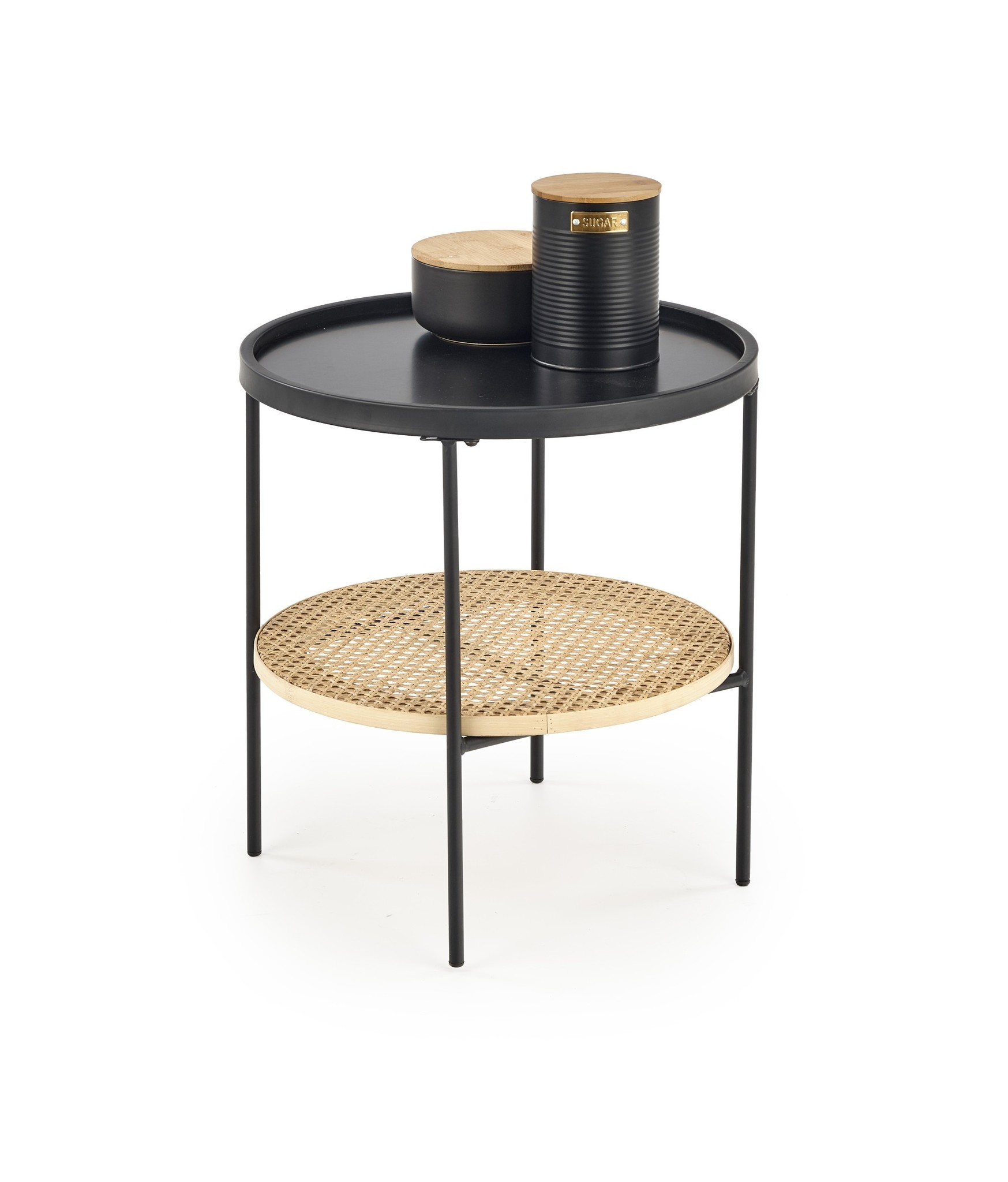 KAMPA - salontafel - natuurlijk rotan - 45x45x45 cm