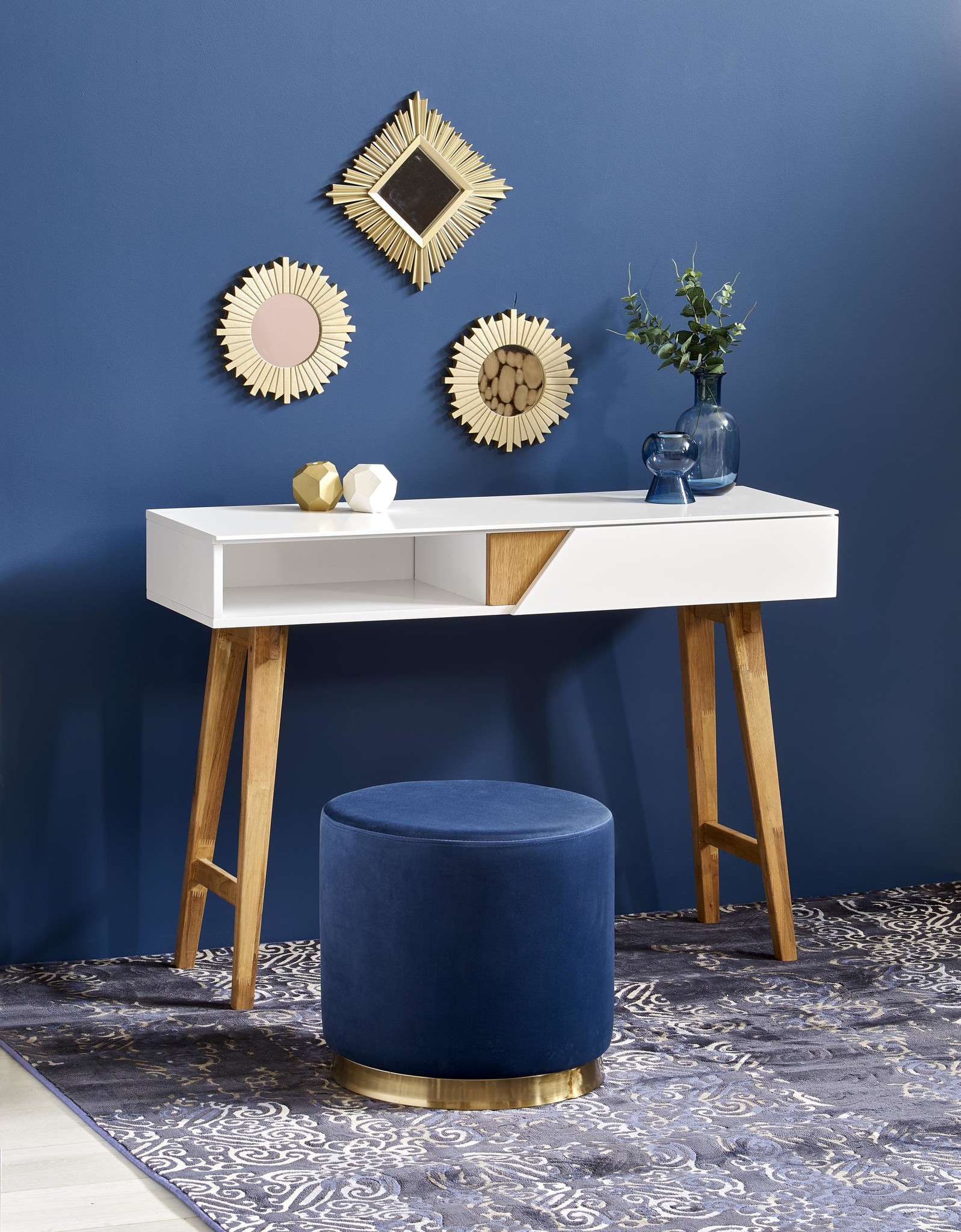 Tafel - wandtafel - Scandinavisch - 110x80x35 cm - wit