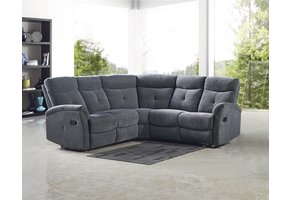 LAHTI - hoekbank - stof - uitklapbaar - 232x100x232 cm