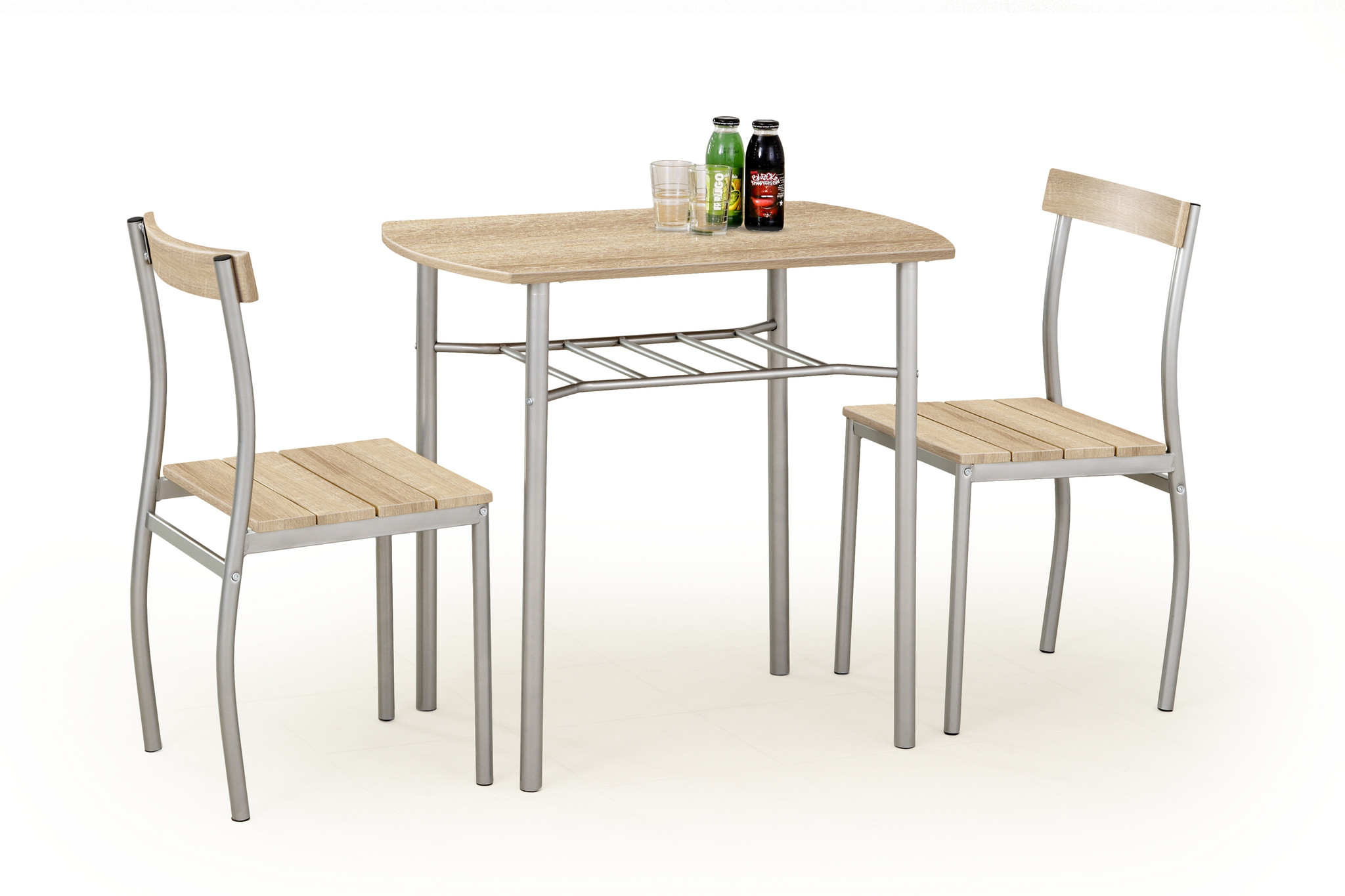 LANCE - eettafel set - tafel - 2 stoelen - MDF plaat