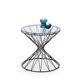 LOBO - salontafel - glas - rond - 50x40x50 cm