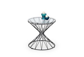 LOBO - salontafel - glas - rond - 50x40x50 cm