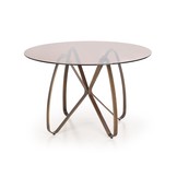 LUNGO - eettafel - glas - rond - 120x120x76 cm