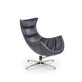 LUXOR - fauteuil - composiet leer - zwart - 86x96x84 cm