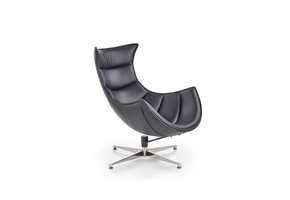 LUXOR - fauteuil - composiet leer - zwart - 86x96x84 cm