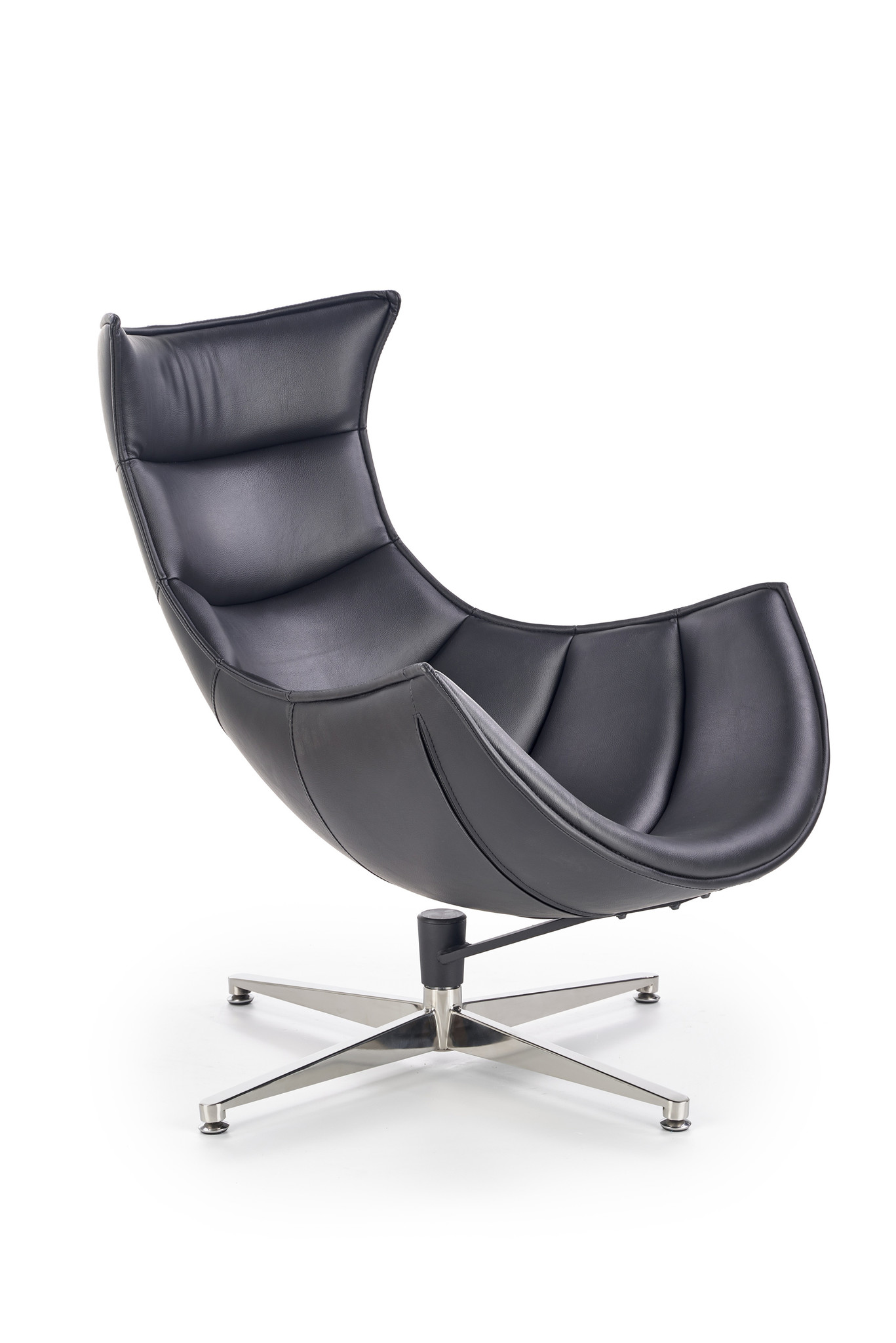 LUXOR - fauteuil - composiet leer - zwart - 86x96x84 cm