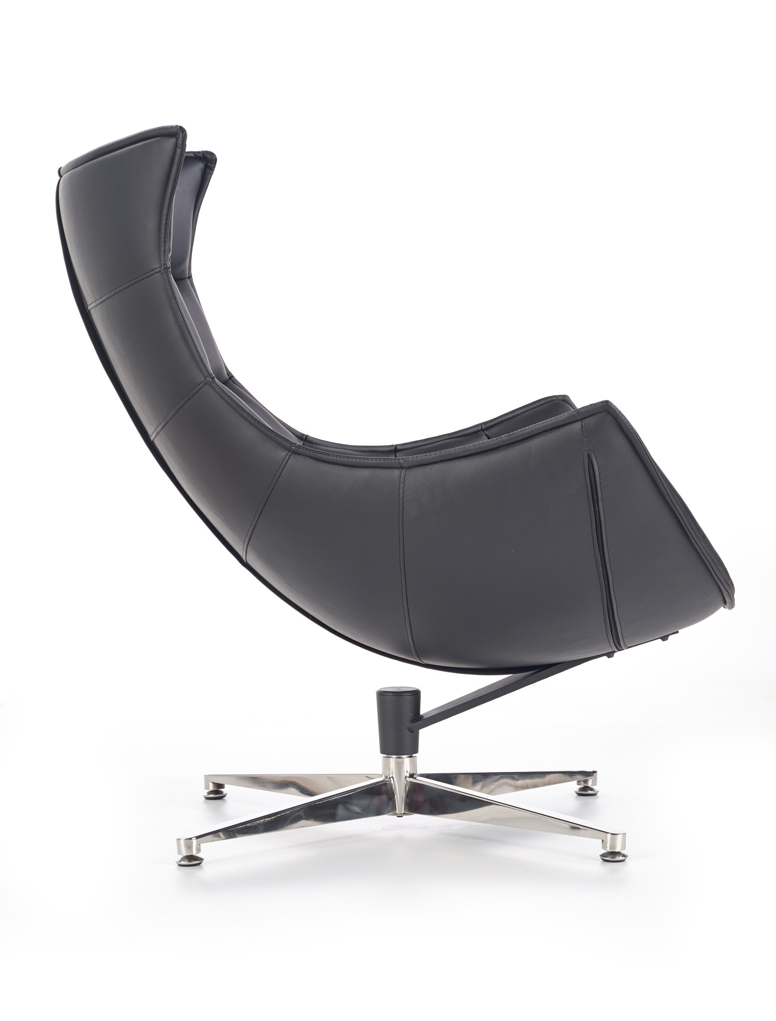 LUXOR - fauteuil - composiet leer - zwart - 86x96x84 cm