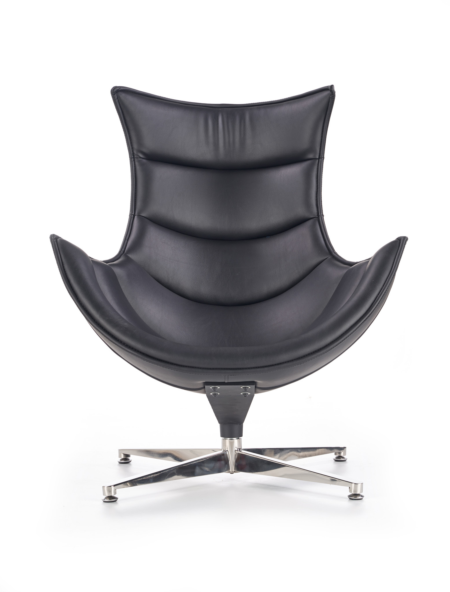 LUXOR - fauteuil - composiet leer - zwart - 86x96x84 cm