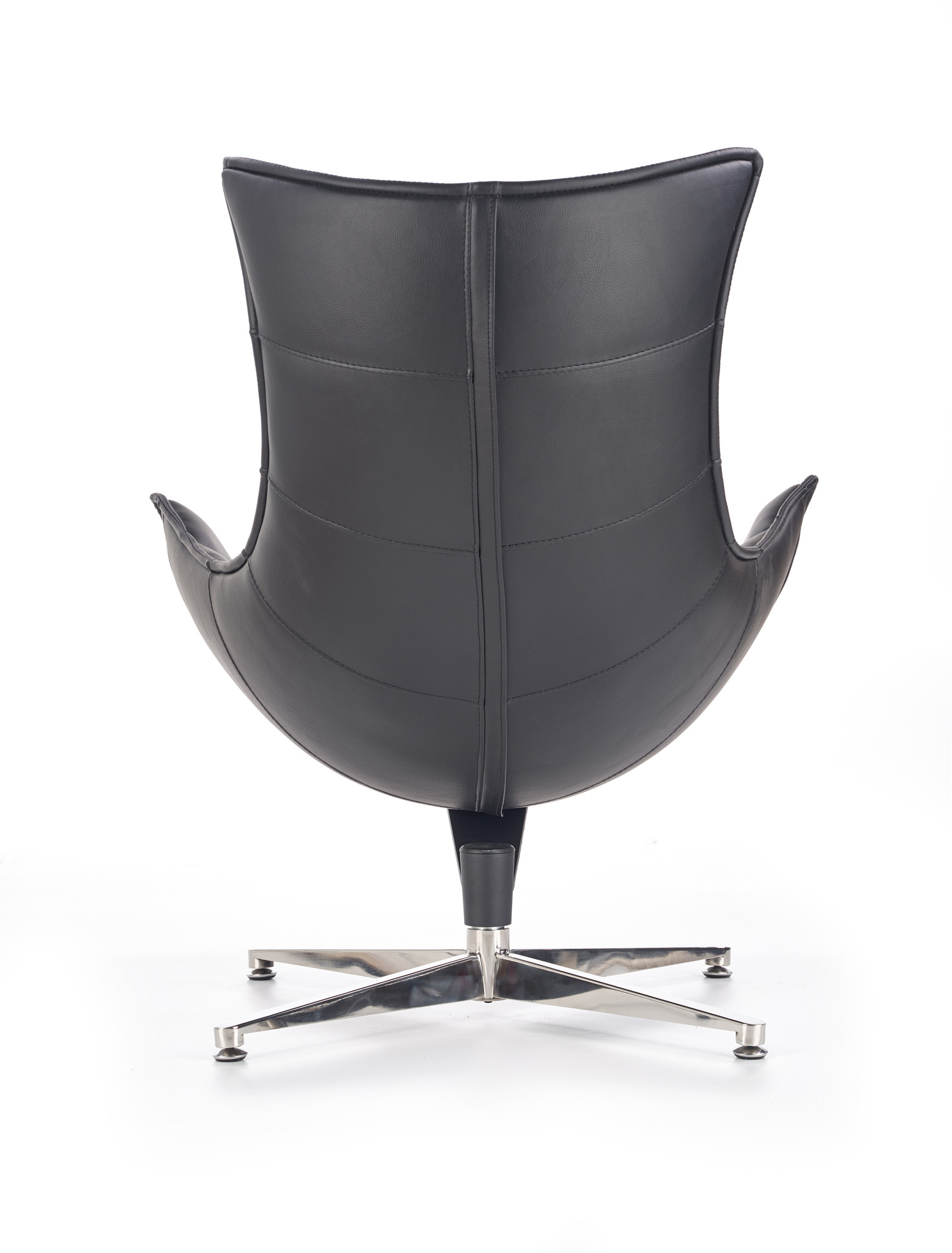 LUXOR - fauteuil - composiet leer - zwart - 86x96x84 cm