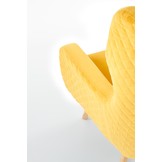 MARVEL - fauteuil - stof - geel/naturel - 75x103x83cm