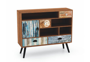 MEZO - ladekast - gelamineerd meubelblad - 29x80x93 cm