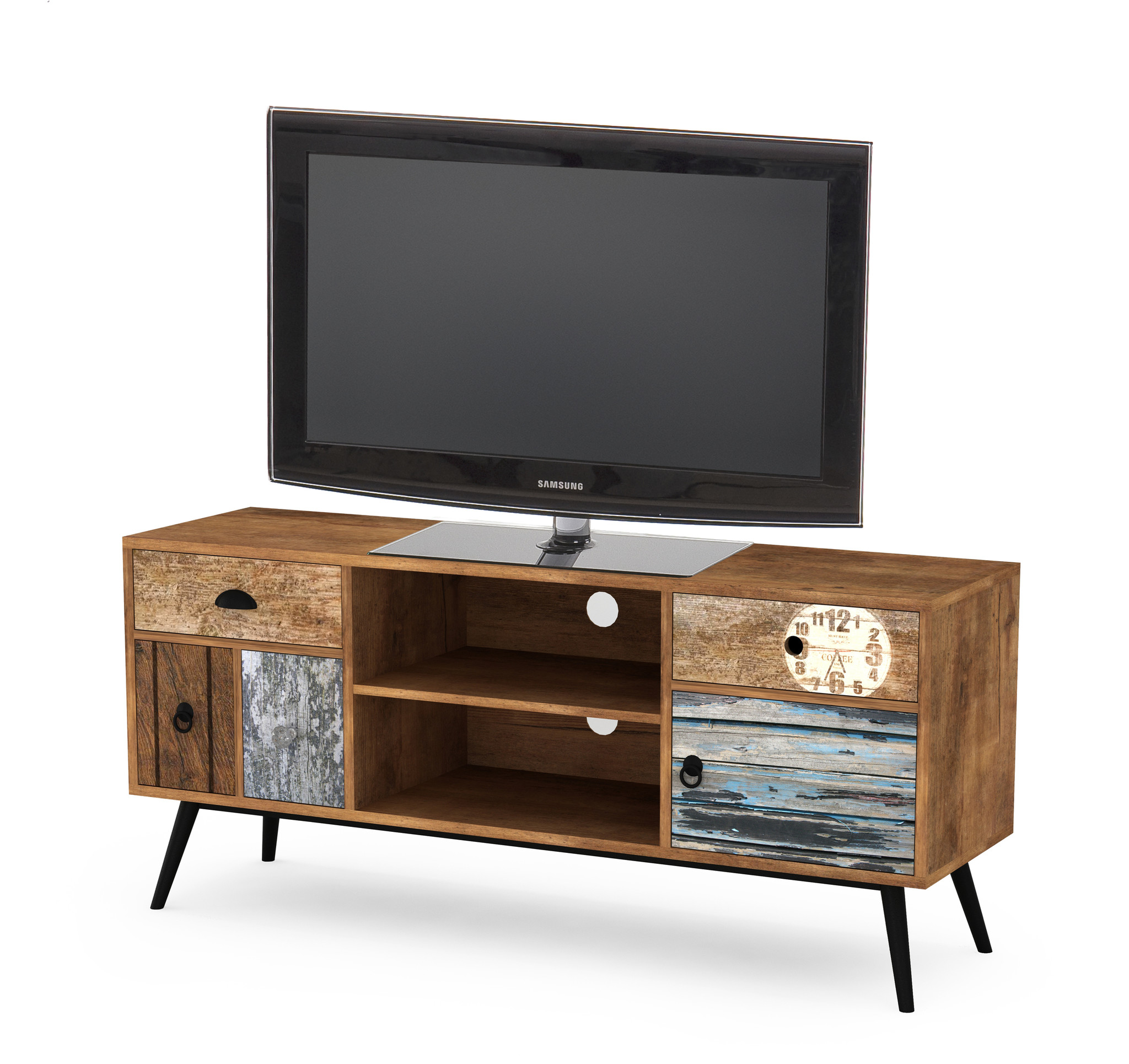 MEZO - tv kast - gelamineerde meubelplaat - 120x60x39 cm