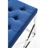 MILAGRO - halbank - stof - 98x47x47 cm - blauw
