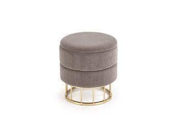 MINTY - poef - stof - 37x41x37 cm - grijs