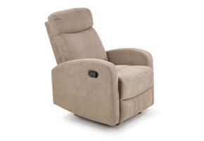 OSLO - relaxfauteuil - uitklapbaar - 75x79-100x49 cm - beige