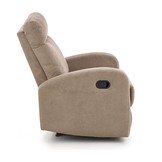 OSLO - relaxfauteuil - uitklapbaar - 75x79-100x49 cm - beige