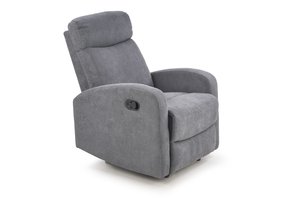 OSLO -relaxfauteuil - uitklapbaar - 75x79-100x49 cm - grijs