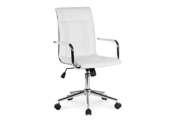 PORTO - bureaustoel - eco leer - 44x 97 - 107x57 cm - wit