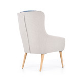 PURIO - fauteuil - Scandinavisch - 67x103x75 cm - grijs blauw