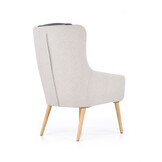 PURIO - fauteuil - Scandinavisch - 67x103x75 cm - grijs