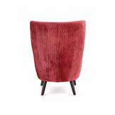 RAVEL - fauteuil - stof - klassiek - 70x100x78 cm - bordeaux