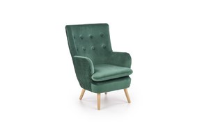 RAVEL - fauteuil - stof - klassiek - 70x100x78 cm - groen