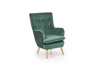 RAVEL - fauteuil - stof - klassiek - 70x100x78 cm - groen
