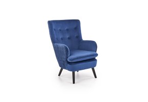 RAVEL - fauteuil - stof - klassiek - 70x100x78 cm - marine