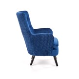 RAVEL - fauteuil - stof - klassiek - 70x100x78 cm - marine