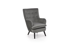 RAVEL - fauteuil - stof - klassiek - 70x100x78 cm - grijs