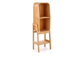 REG - boekenkast - massief hout - Scandinavisch - 37x115x25 cm