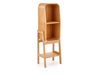 REG - boekenkast - massief hout - Scandinavisch - 37x115x25 cm