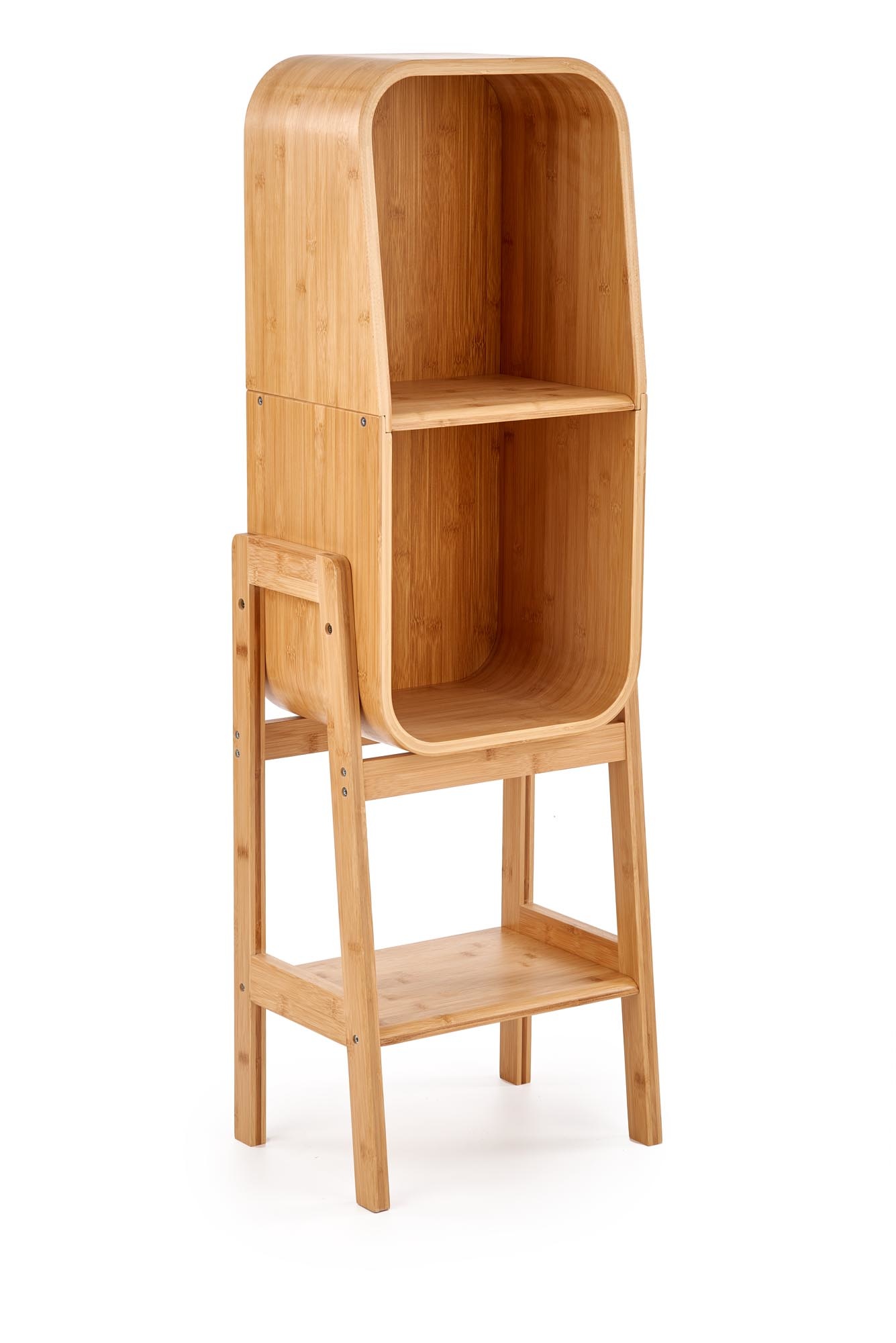 REG - boekenkast - massief hout - Scandinavisch - 37x115x25 cm