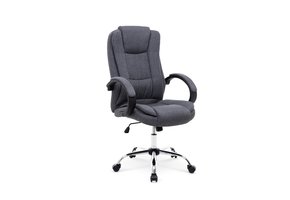 RELAX - bureaustoel - stof - 64x110-118x75 - grijs