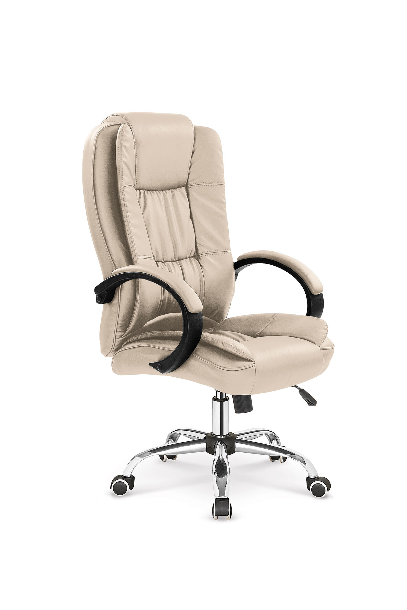 RELAX - bureaustoel - eco leer - 64x110-118x75 - beige