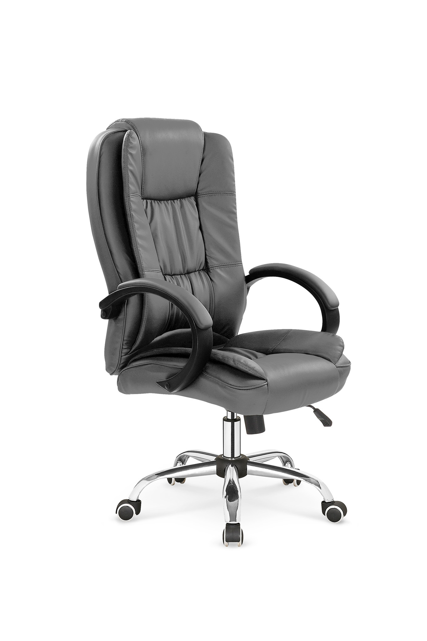 RELAX - bureaustoel - eco leer - 64x110-118x75 - grijs