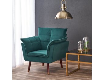 REZZO - fauteuil - stof - modern - 80x84x73 cm - groen