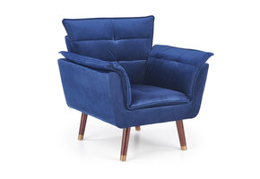 REZZO - fauteuil - stof - modern - 80x84x73 cm - marine